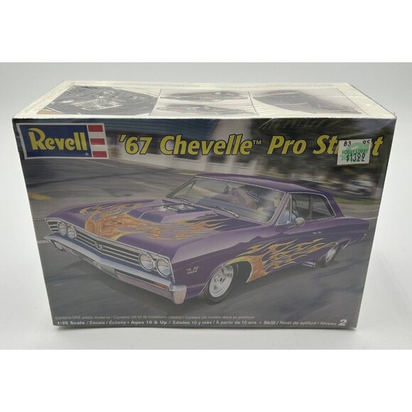 Revell 1967 '67 Chevelle Pro Street 85-2870 1/25 Scale Model Kit 2005 Sealed - Picture 1 of 7